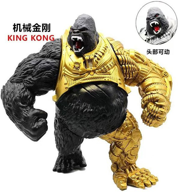 King Kong Actionfigur, Gorilla Modell, grün, 5 Gelenke, ab 14 Jahren - Bild 1