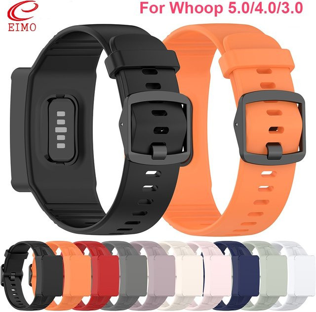 EIMO Armband Silikon, Schwarz, Whoop 5.0 4.0 3.0 - Bild 1