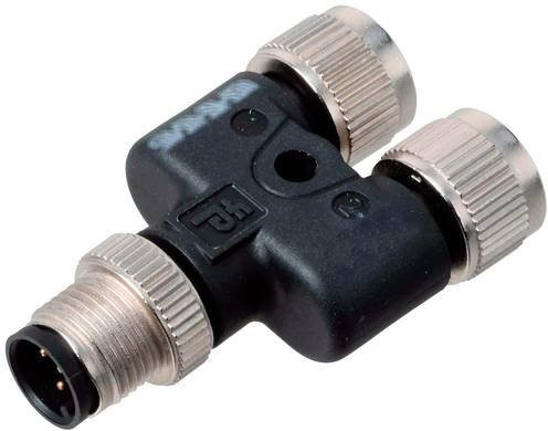 Pepperl+Fuchs 70109844 Sensor- und Aktor-Verteiler mit Adapter für 5 Sensoren in Schwarz - Bild 1