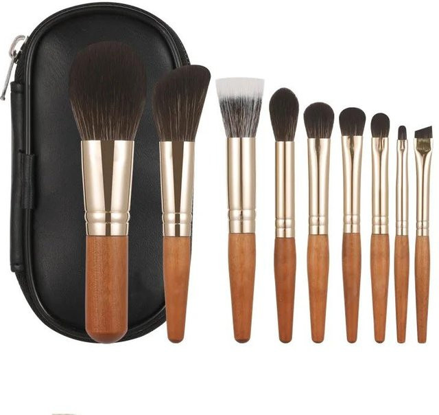 Love Home Garden Make-Up Pinsel Set, 9 Teile, orange, Unisex - Bild 1