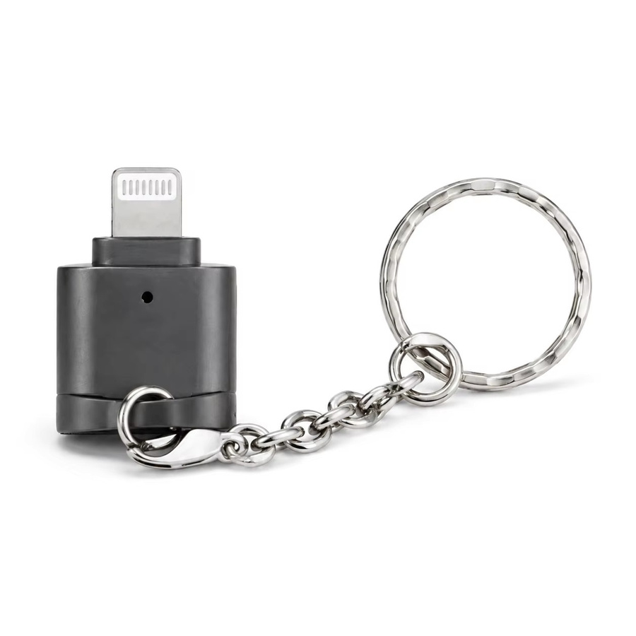 Lightning-zu-TF-Kartenleser für iPhone und PC, Hochgeschwindigkeits-Speicherlesegerät mit OTG-Unterstützung, Schwarz - Bild 6