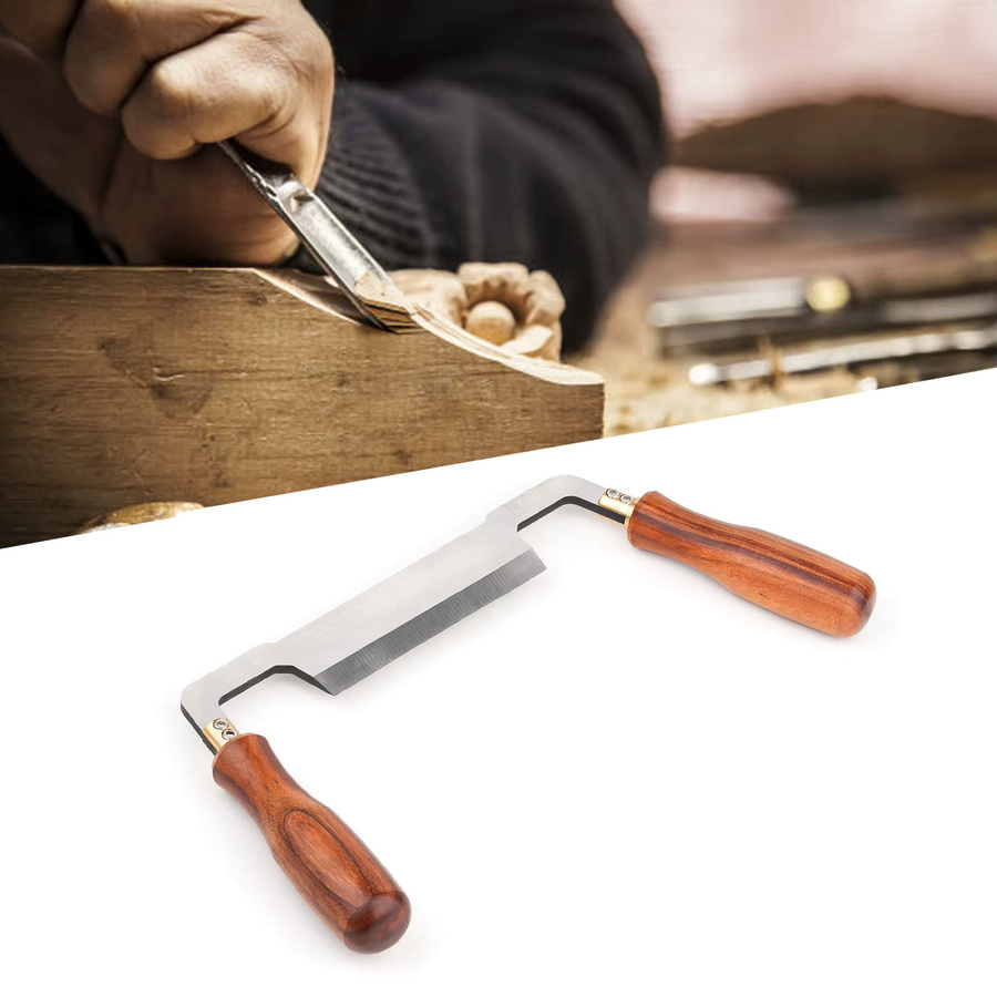 Multifunktionales Ziehendes Rasierwerkzeug aus Schnellarbeitsstahl in Silber mit rutschfestem Griff für die Holzbearbeitung - Bild 4