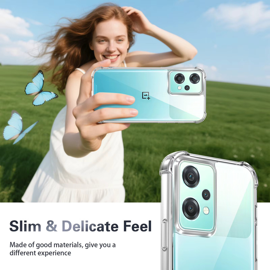 OnePlus Nord CE 2 Lite Silikon Hülle mit Airbag-Schutz und transparenter Rückseite für CPH 2381 und CPH 2409 - Bild 2
