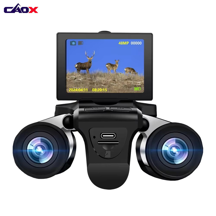 CAOX DT40 2.5K HD Fernglas-Kamera mit 48MP, 12X optischem Zoom und 8X digitalem Zoom, Teleskop für Outdoor und Camping - Bild 2