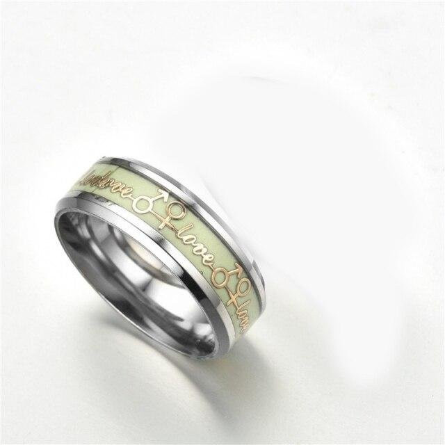 Wucifang Jewelry Ring, Titan, Silber, Unisex - Bild 1