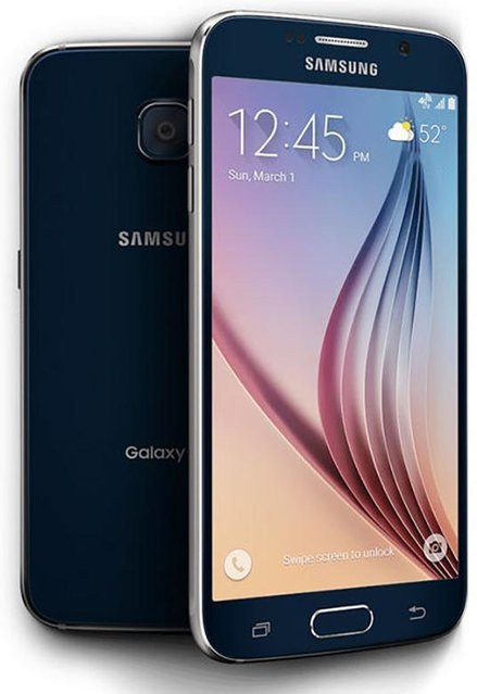 Samsung Galaxy S6 G920F Refurbished Smartphone Schwarz 32GB ROM 3GB RAM 5.1 Zoll 4G LTE - Bild 1