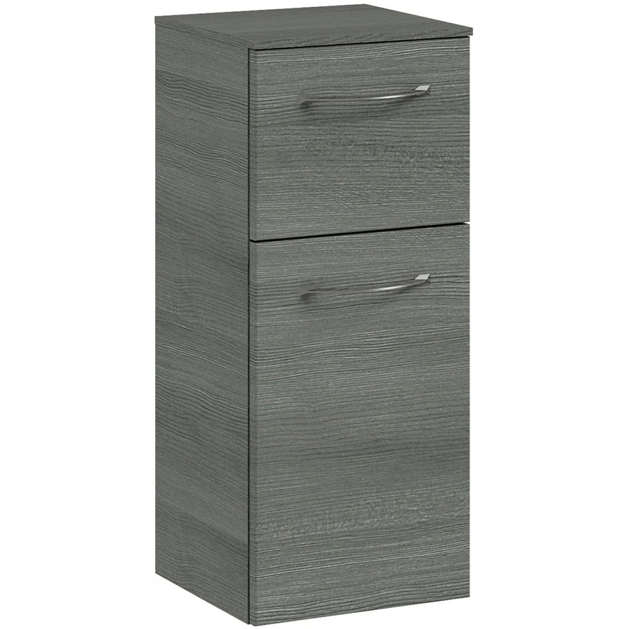 Pelipal Bad-Hochschrank Quantum 03 in Graphit mit Soft-Close-Türen und internen Regalen, Breite: 30 cm, Höhe: 73 cm - Bild 2