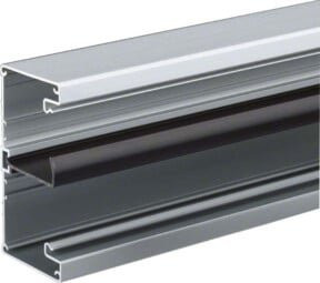 Hager Brüstungskanal-Unterteil BRA 70132/1 Aluminium natureloxiert Silber - Bild 1