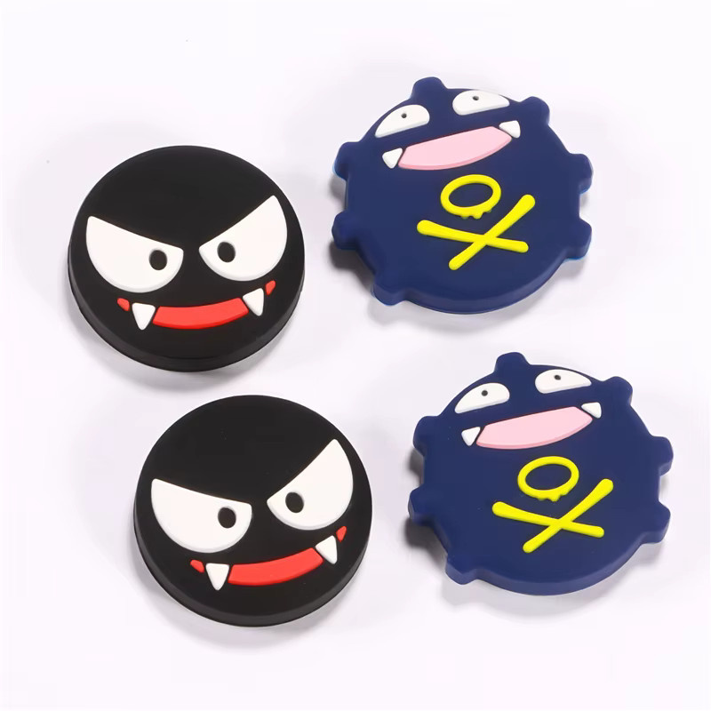 Potdemiel 4er-Set Pokemon Arbok und Weezing Joystick Caps für Nintendo Switch 2 Controller, Multicolor - Bild 4