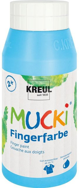 MUCKI Fingerfarbe Hellblau mit Bitterstoffen - Bild 1