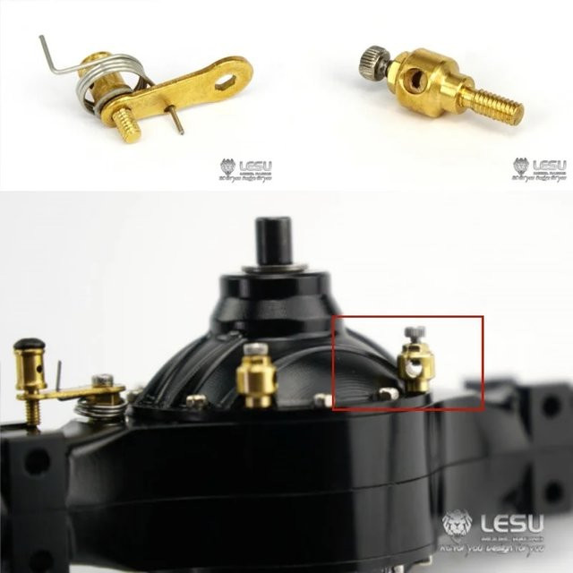 MABEMODO Lkw Schloss Differential Brücke, DIY Modell - Bild 1