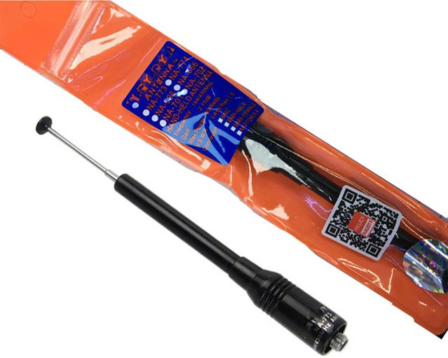 5 Stück Baofeng NA-773 Dualband-Antennen für UV-5R und BF-888s, 144/430 MHz, SMA, Schwarz - Bild 1