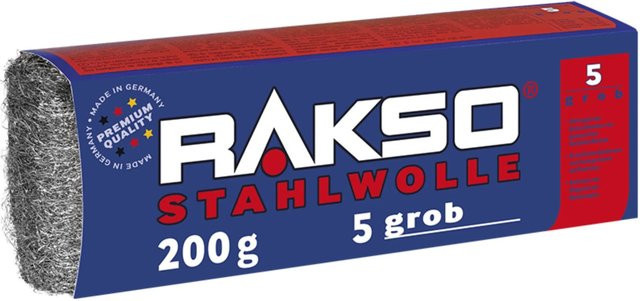 RAKSO Stahlwolle Sorte 5 Grob 200g - Bild 2