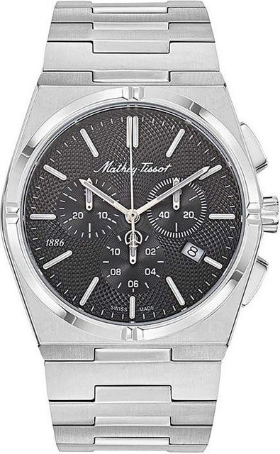 Mathey-Tissot Chronograph, Edelstahl, Quarz, Schwarz, Herren - Bild 1