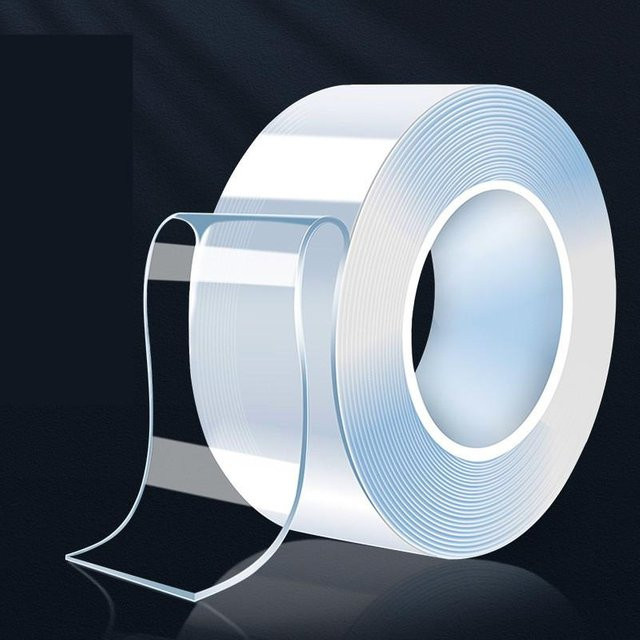 Nano-Doppelseitiges Klebeband von HaiKouLiJinHaiKeJiYouXianGongSi, transparent, wasserdicht und super klebend, Breite: 3 cm, Länge: 1 m - Bild 1