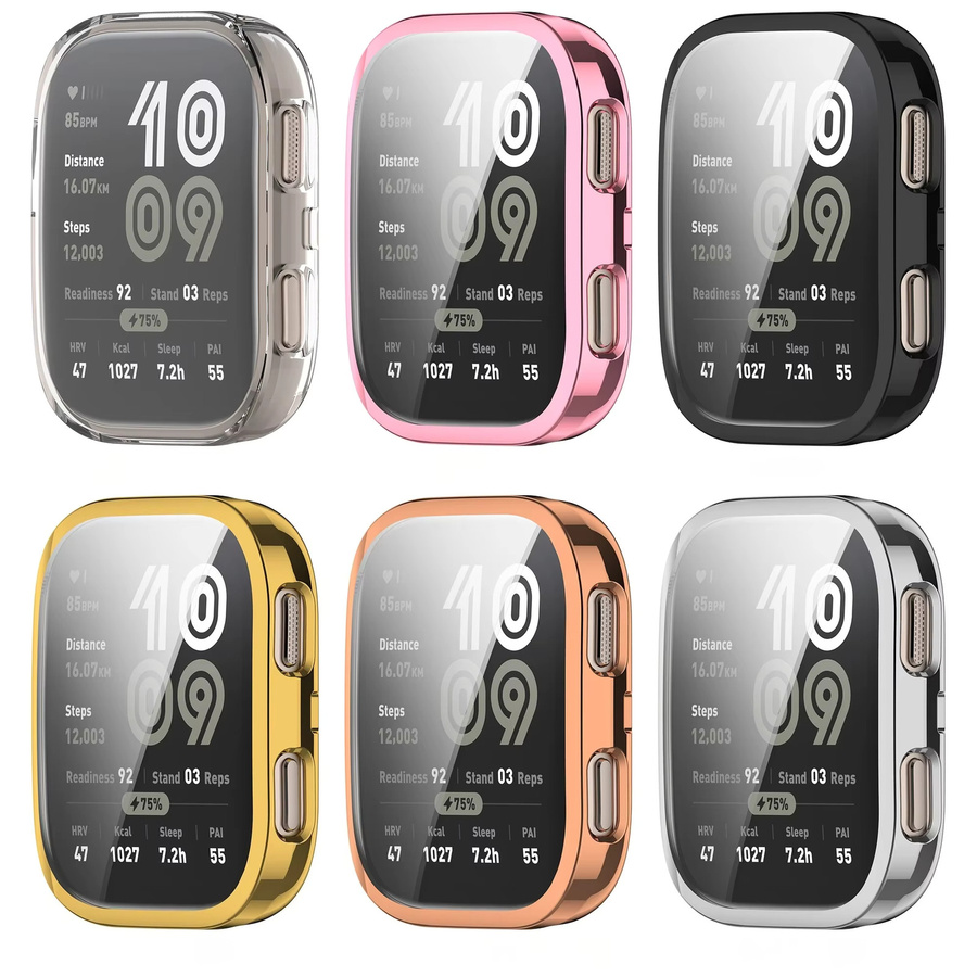 FIFATA Uhrenabdeckung Amazfit Bip 6, Kunststoff, Schwarz, Unisex - Bild 2