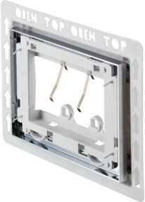 Duravit Einbaurahmen DuraSystem aus Kunststoff in Silber, bündig abschließend, Breite: 29 cm - Bild 1
