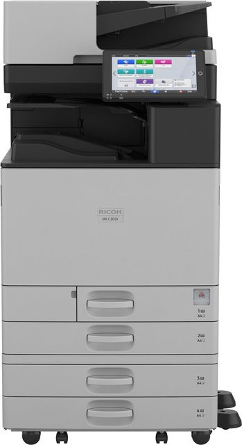 Ricoh IM C3510 Farblaser-Multifunktionsgerät in Weiß für Drucken, Scannen und Kopieren - Bild 1