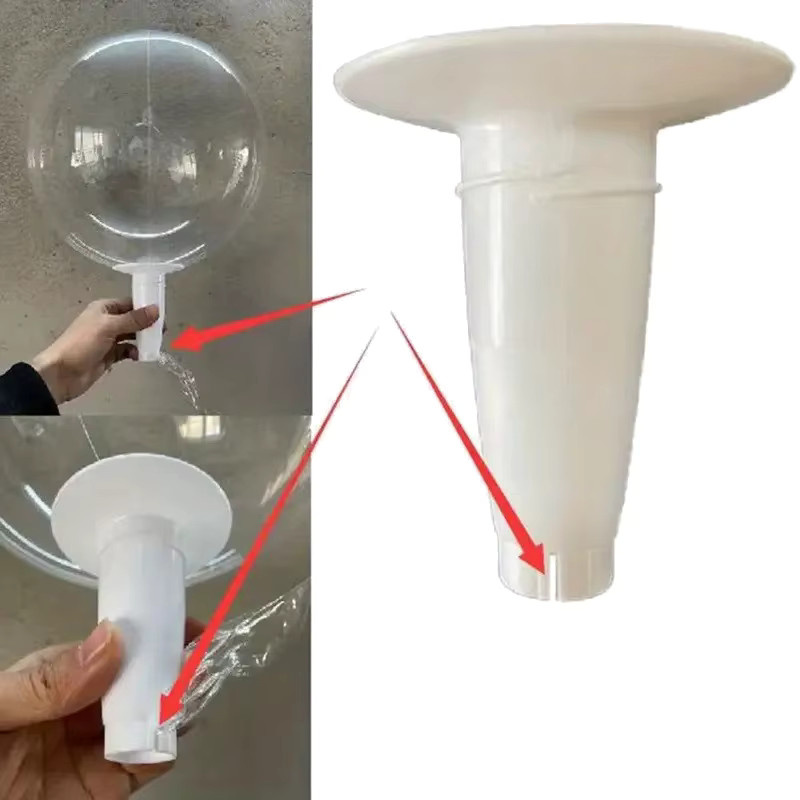 WHPHous Ballonständer in Weiß als Blumenstrauß-Halter und Ballonstab für Hochzeiten, Geburtstage und Partys - Bild 2