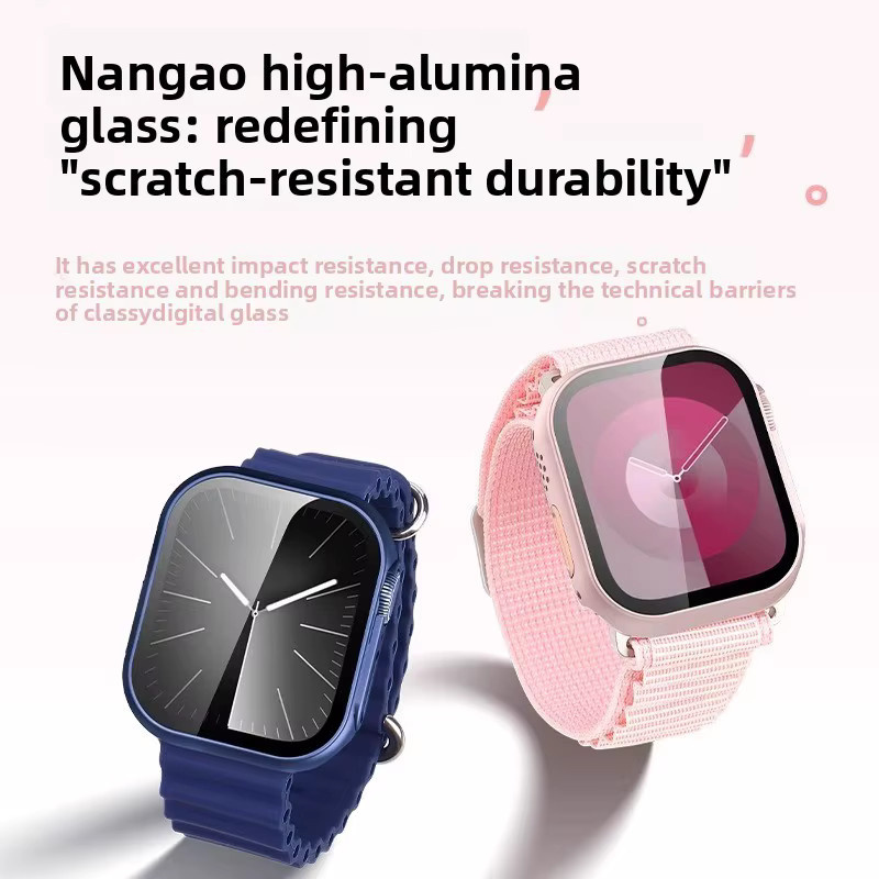 Apple Uhrenzubehör Glas + Hülle für Apple Watch, Silber - Bild 3