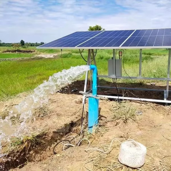 HZUSUN Hybrid DC/AC Solar-Tauchpumpe 3 Zoll für Brunnen mit 80m Förderhöhe - Bild 5