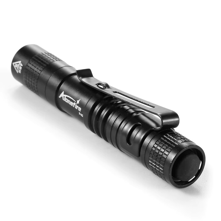 Alonefire Mini-Taschenlampe mit 3W XPE LED in Schwarz für Outdoor, Angeln und Notfälle - Bild 2