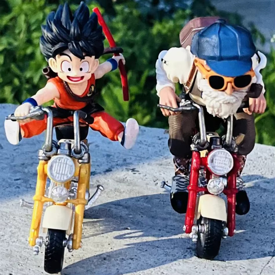 Bandai Dragonball Motorrad-Serie, Anime-Charaktere Figur, Einzelfigur, PVC - Bild 2