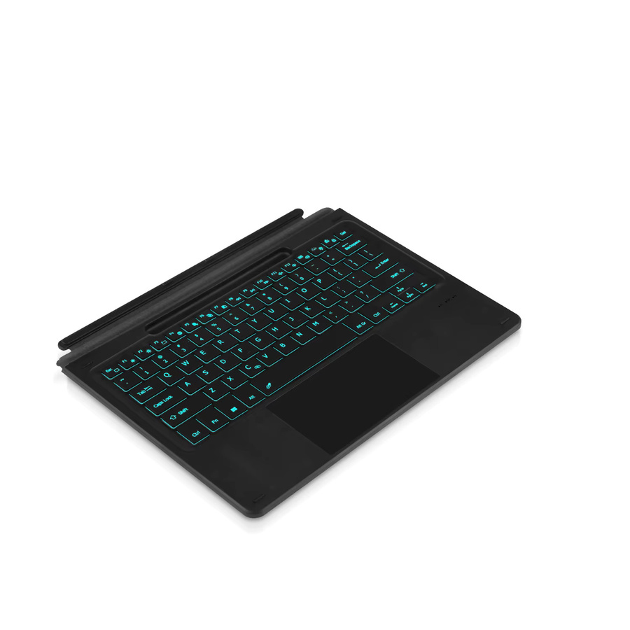LFOIQN Bluetooth Tastaturhülle mit Hintergrundbeleuchtung und Trackpad für Microsoft Surface Pro 8 9 10 11 X 13 Zoll in Schwarz - Bild 3