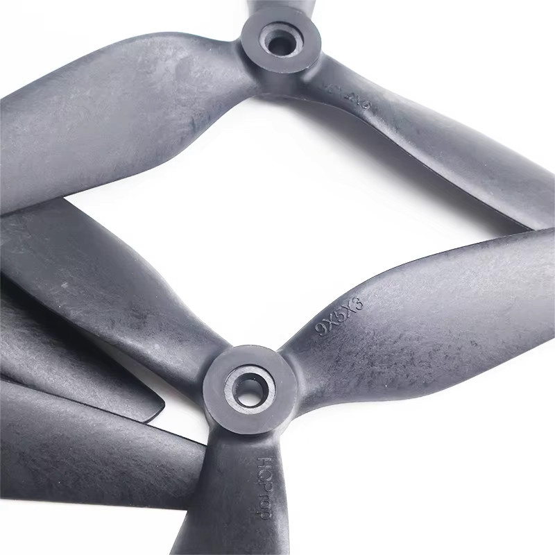 HQ Macroquad Propeller Set für FPV-Drohnen, 4 Stück (2CW + 2CCW), 3-Blatt Carbonverstärktes Nylon, Schwarz - Bild 2