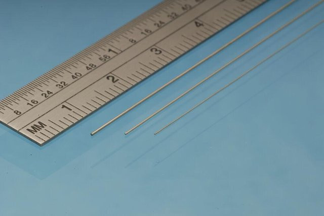 Albion Alloys Nickel Silver Rod, 0.1 mm, Grau - Bild 1