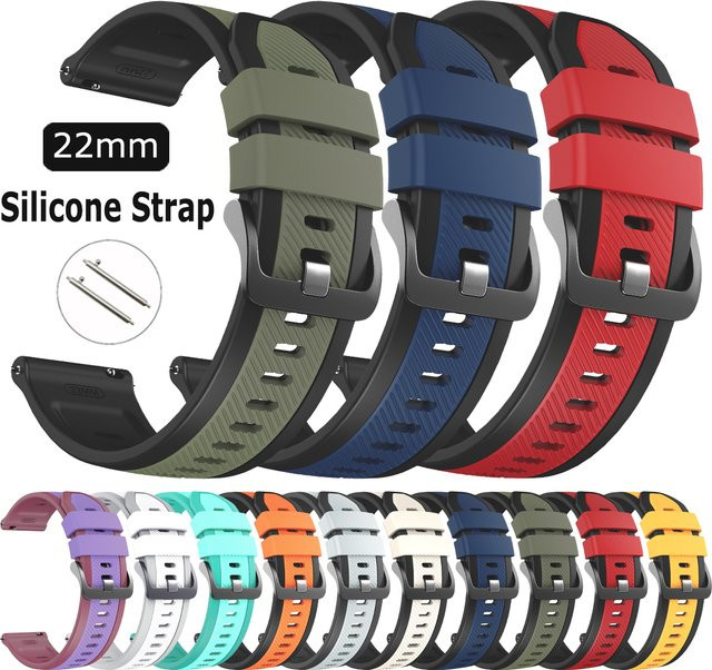 COLMI Uhrenarmband Silikon, 22mm, Bunt, Unisex - Bild 1