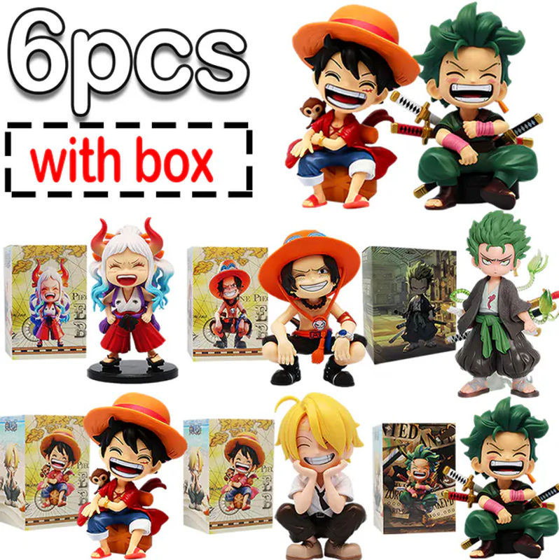 Bandai One Piece Anime-Figur Monkey D. Luffy und Roronoa Zoro aus PVC, mehrfarbig, Höhe: 13 cm - Bild 1