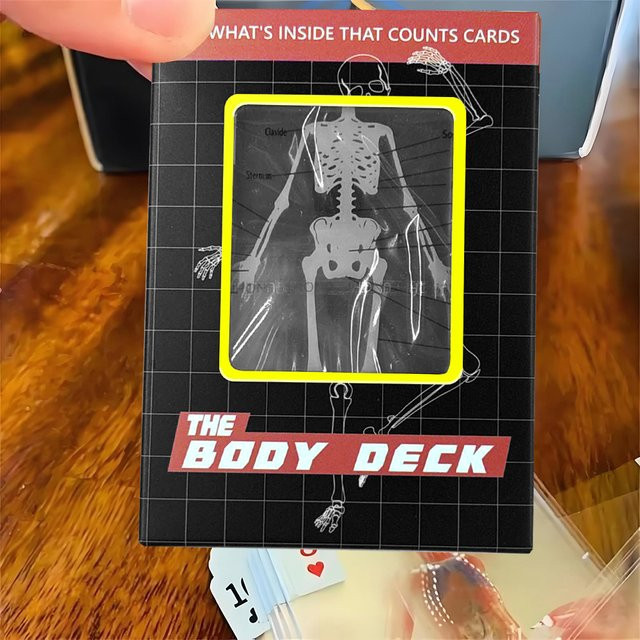 ALLOYSEED Anatomie-Pokerkarten, 3D-Bild Lernkarten, Bunt / Mehrfarbig - Bild 1