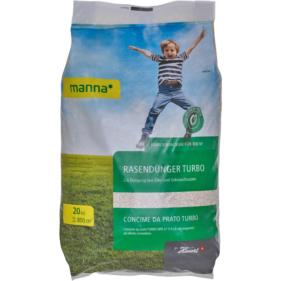 Manna Rasendünger Turbo für Zierrasen und Gebrauchsrasen, 20 kg - Bild 2