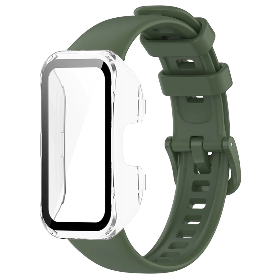 Huawei Smartwatch Armband, Silikon, Schwarz, Huawei Band 10/9/8 - Bild 4