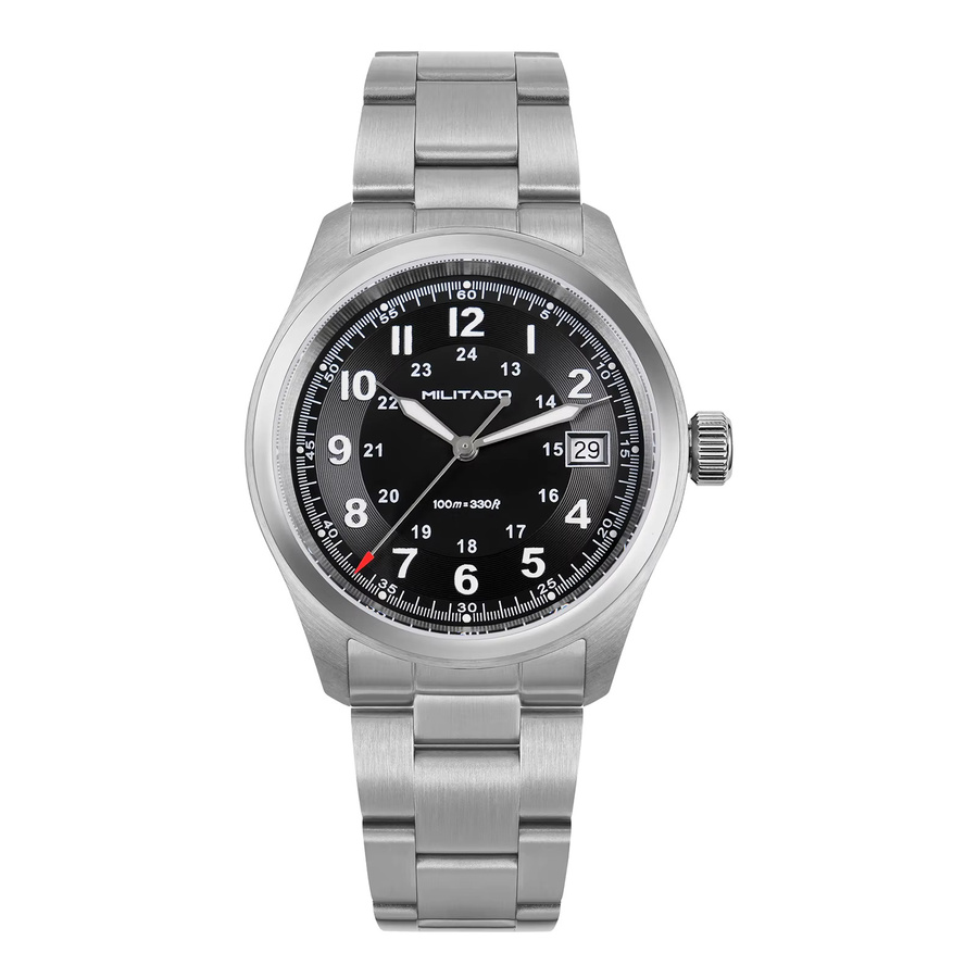 Militado Armbanduhr, Quarz, Edelstahl, Saphirglas, 10 ATM, Herren - Bild 6
