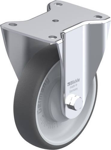 Blickle BH-PATH 160KA Bockrolle in Grau aus Stahl mit 160 mm Rad-Durchmesser und 400 kg Tragfähigkeit - Bild 1