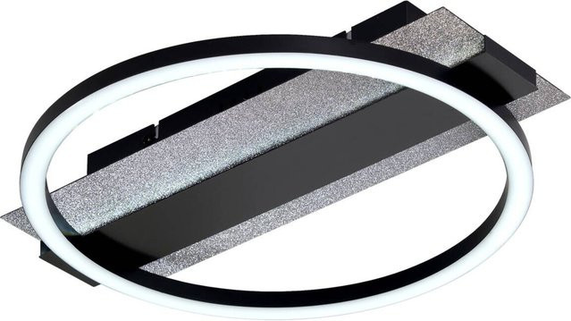 Pocoline LED-Deckenleuchte Arietty in Schwarz aus Metall und Kunststoff, B/H/L: 30 x 65 x 34 cm - Bild 1