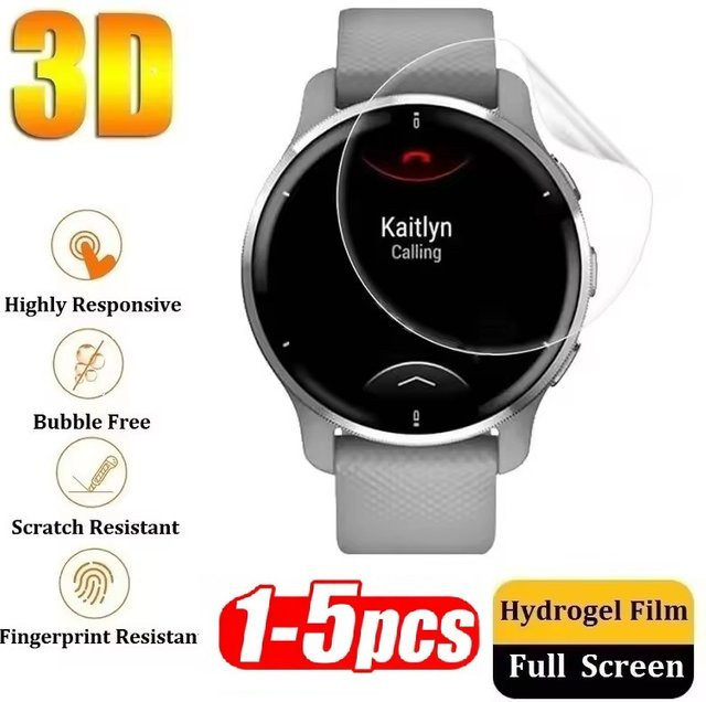 Garmin Hydrogel-Folie Displayschutz, transparent, Unisex - Bild 1