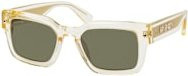 Lacoste L 6071S Sonnenbrille, Vollrand, quadratisch, Kunststoff, Unisex, transparent, yellow, green - Bild 1