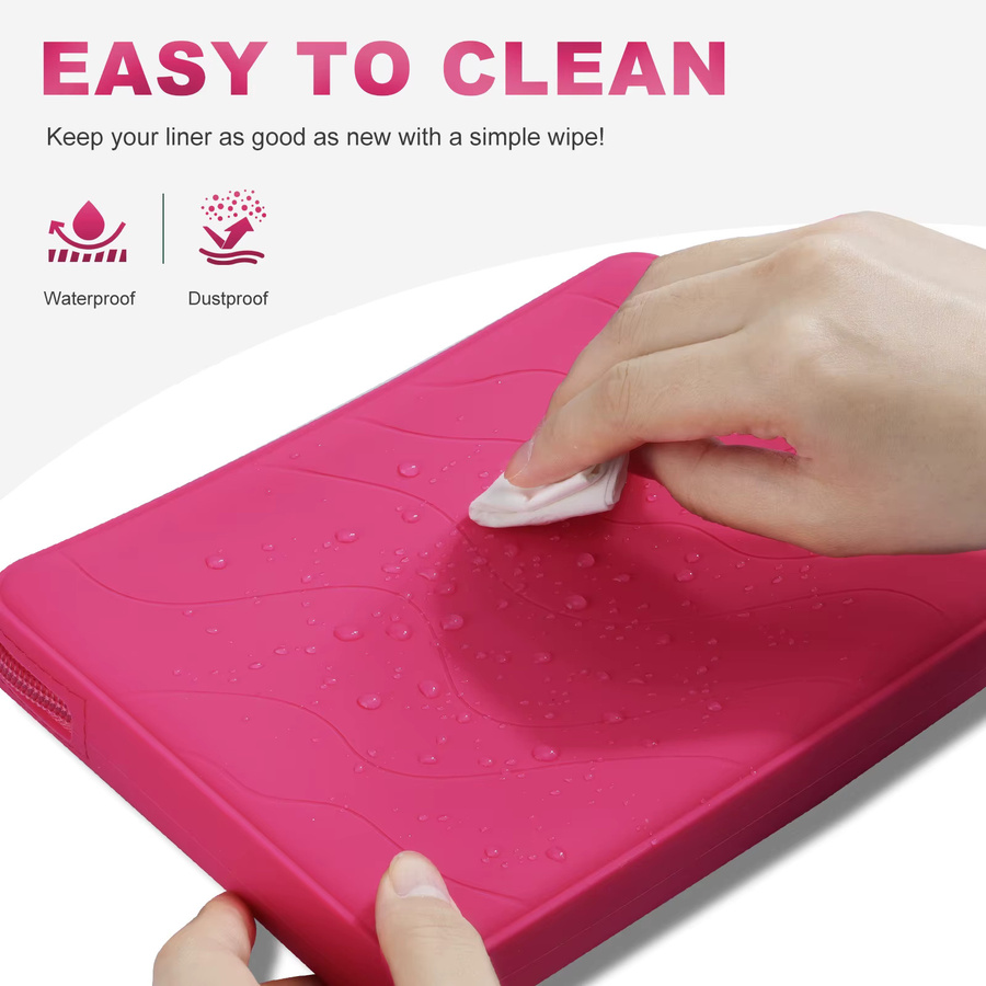 Silikonkupplung in Pink für 6-7 Zoll E-Reader wie Kindle Paperwhite, Kindle Colorsoft Signature Edition, Kobo und Nook - Bild 4