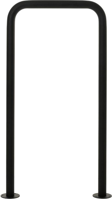 MCW Durchgangssperre N42 Absperrpfosten aus Stahl, Farbe: Anthrazit/Schwarz, B/T/H: 120 x 70 x 12 cm - Bild 1