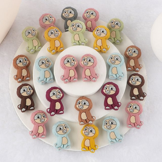 Kovict Charms, Cartoon Mini Silikon Perlen, 8 Teile/Los - Bild 1