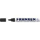 Franken Kreidemarker ZKM10 mit Keilspitze in Schwarz, Strichstärke 2-5 mm, Tinte auf Wasserbasis - Bild 2