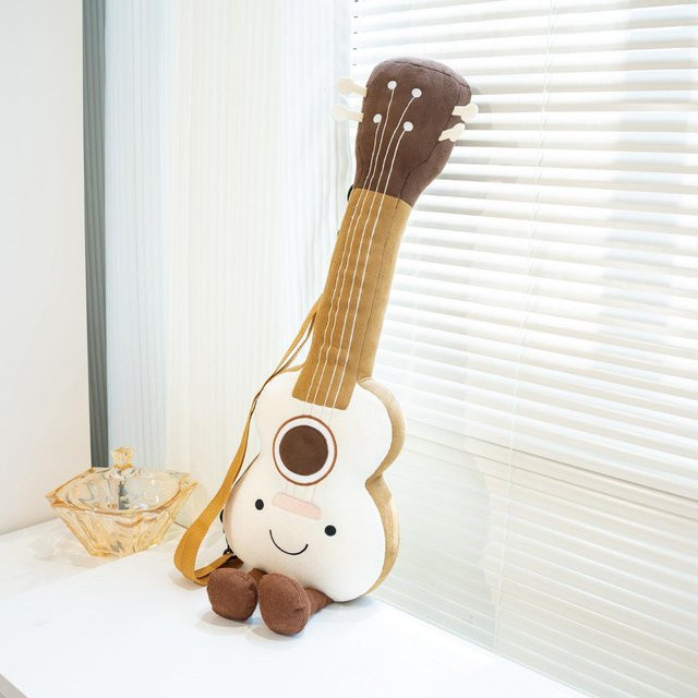 Lachendes Gitarren-Stofftier, Plüschtier, Bunt / Mehrfarbig - Bild 1