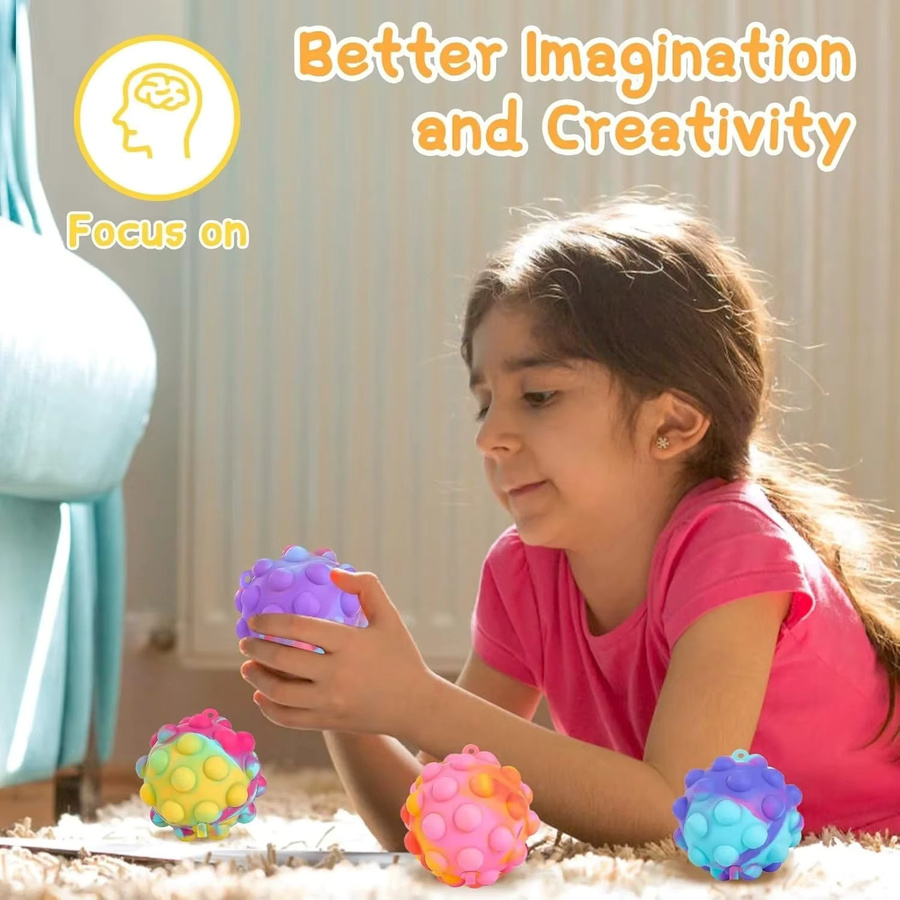GSF Push Pop Bubble Fidget, 3D-Stressbälle, Sensorisches Spielzeug - Bild 2