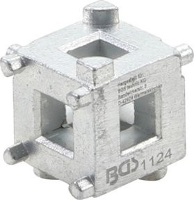 BGS Bremskolben-Rückdrehwürfel 10 mm mit 3/8 Zoll Antrieb in Silber - Bild 1