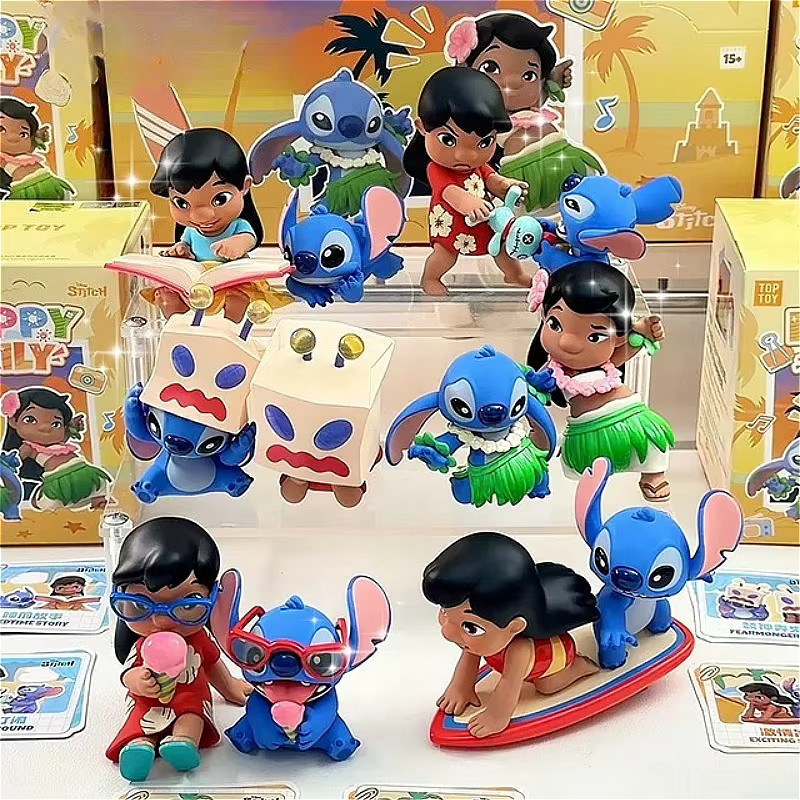 TOPTOY Stitch Happy Daily Series, Lilo&Stitch Anime-Figuren, Blind Box - Bild 2