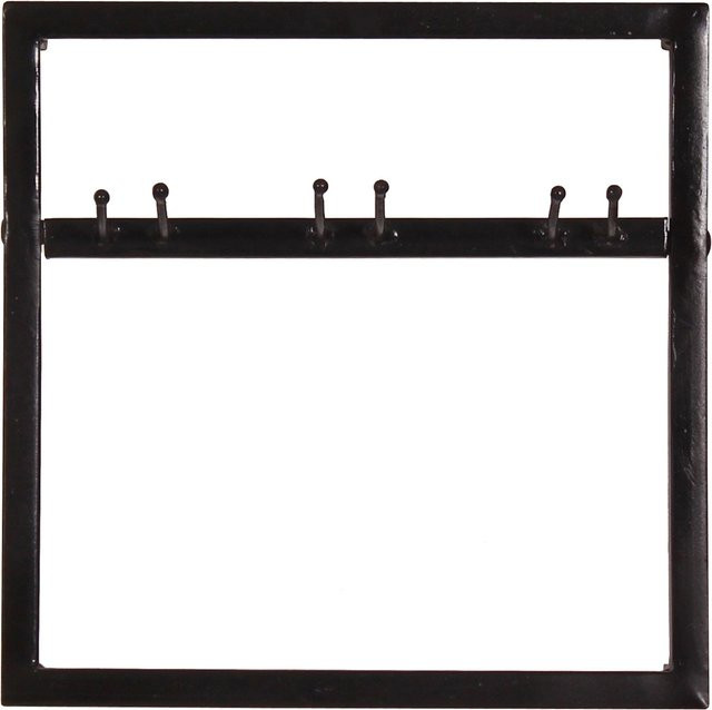 TPFLiving Weinregal AS aus Metall in Antikschwarz im Industrial Design zur Wandmontage - Bild 1