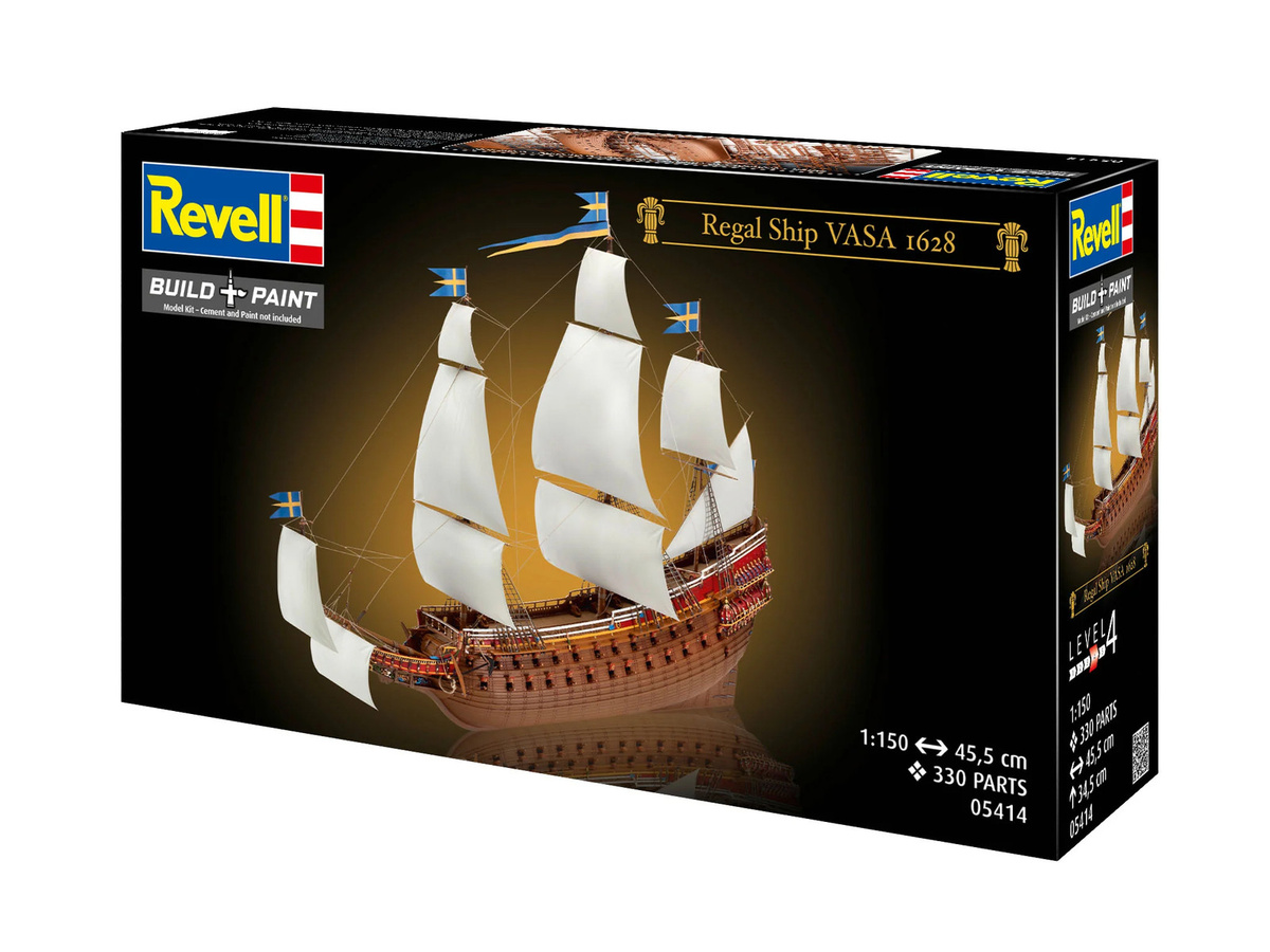 Revell Swedish Regal Ship Vasa, Bausatz, 1:150, Kunststoff - Bild 2